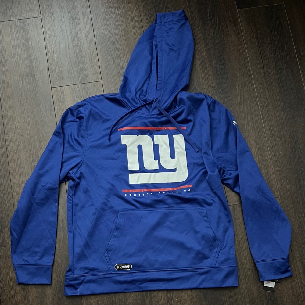 New Era Men’s NFL Team NY Giants Combine Training Hoodie, Blue, Sz: XL